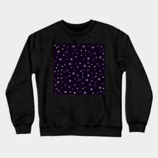 Retro Stars Purple Crewneck Sweatshirt